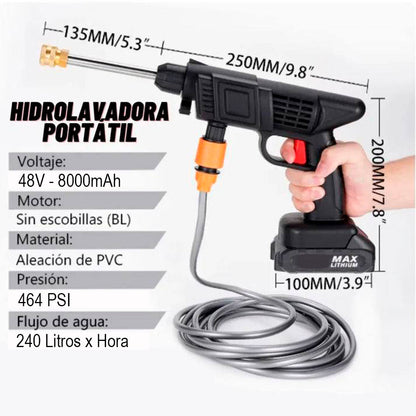 Hidrolavadora Inalambrica 48v - x 2 BATERIAS